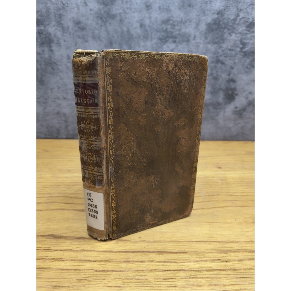 NOUVELLES EDITION‎ RHETORIQUE FRANCAISE 1822